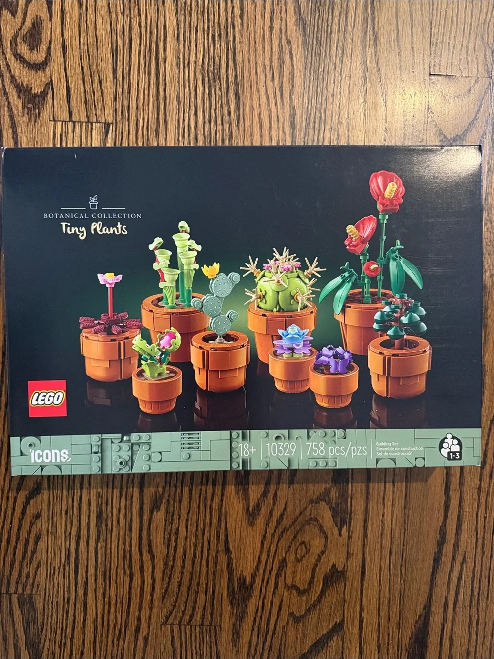 LEGO Botanical Collection Tiny Plants — Red, Green, Purple, Pink, Yellow, Brown